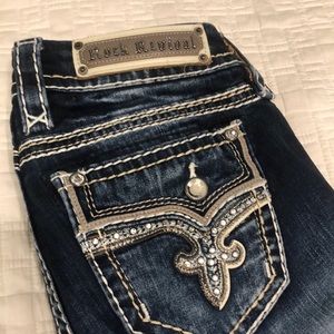 Rock Revival Mid Rise Boot Cut Jean